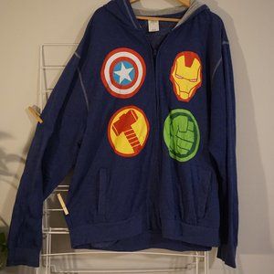 Marvel Avengers Zip-Up Hoodie